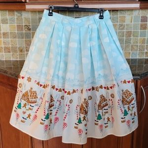 Hell Bunny Skirt - Christmas Gingerbread